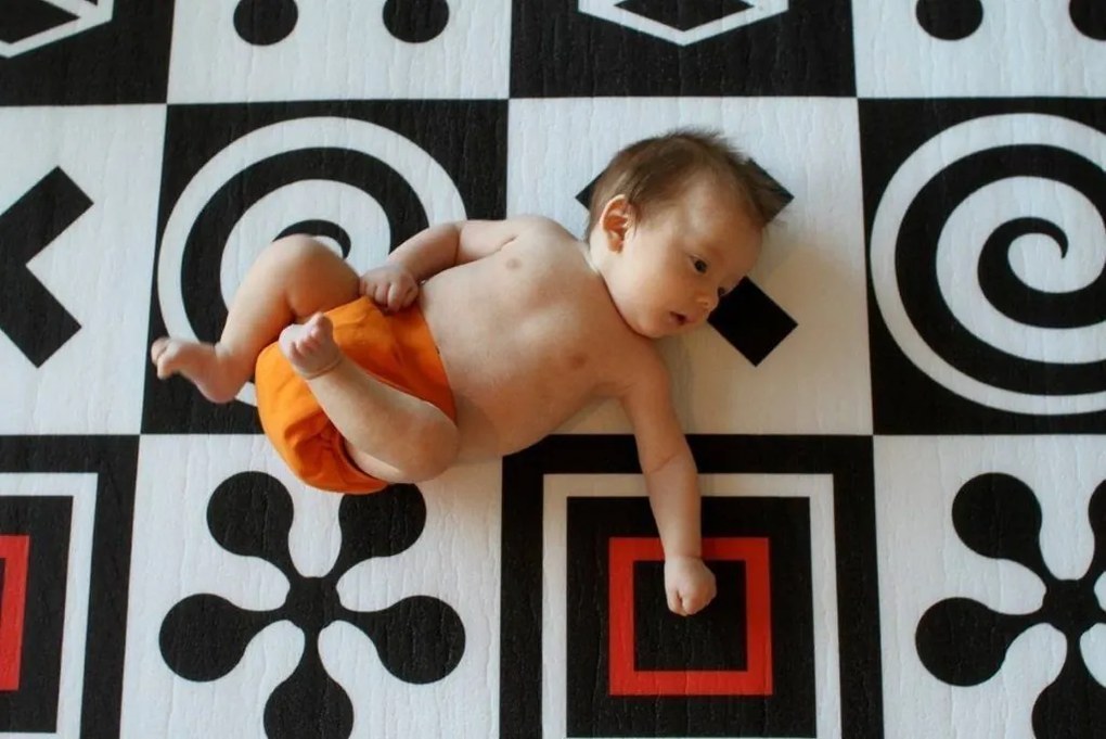 Covoras de Joaca pentru Copii Prince Lionheart Geometric/ Farm