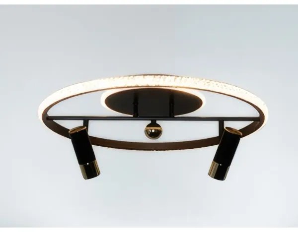 Plafonieră LED dimabilă LED/60W/230V 3000-6500K negru + telecomandă