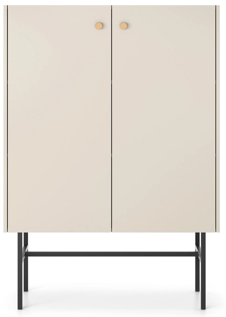 Dulap Desanta 2D (bej + negru). 1082798