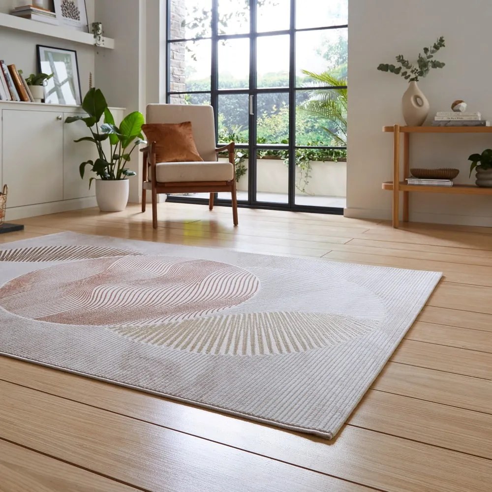 Covor roz/crem 160x230 cm Creation – Think Rugs