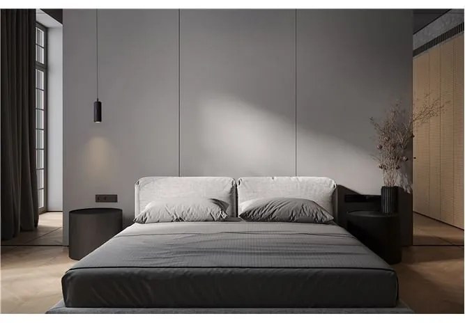 Pendul LED design minimalist ETHERAS negru
