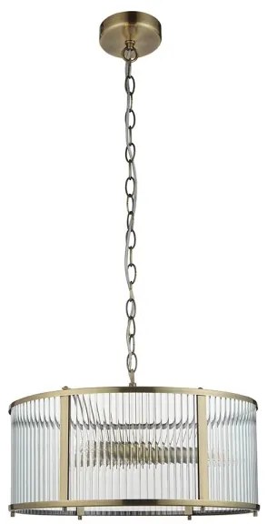 Endon 106282 - Lustră cu lanț RIDGETON 3xE14/6W/230V alamă