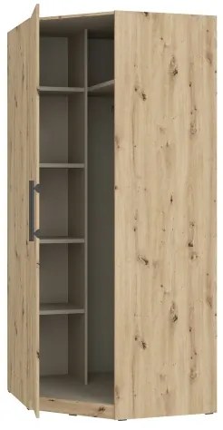 Dulap colțar MARO 94x213 cm, stejar artisan