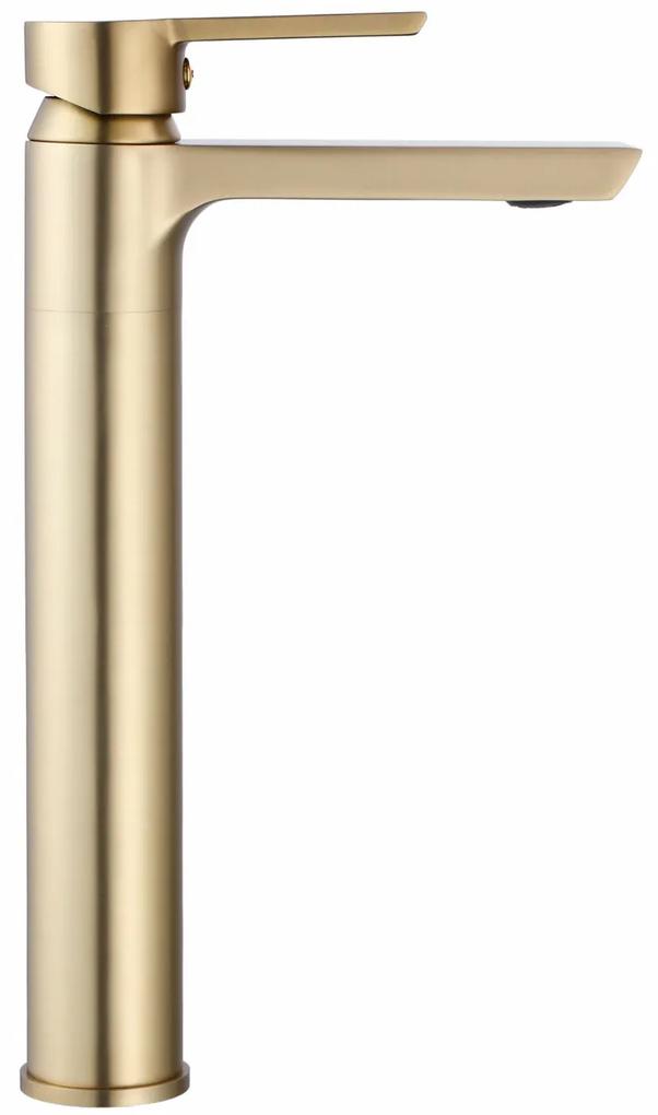 Baterie Argus inalta auriu periat H28,5 cm