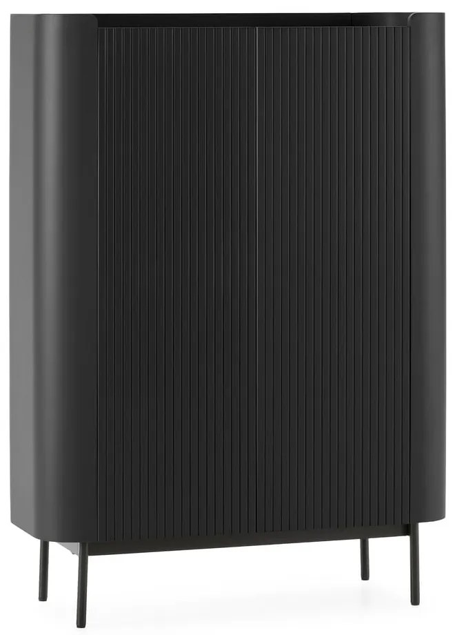 Dulap negru 100x140x40 cm Willa – MOME