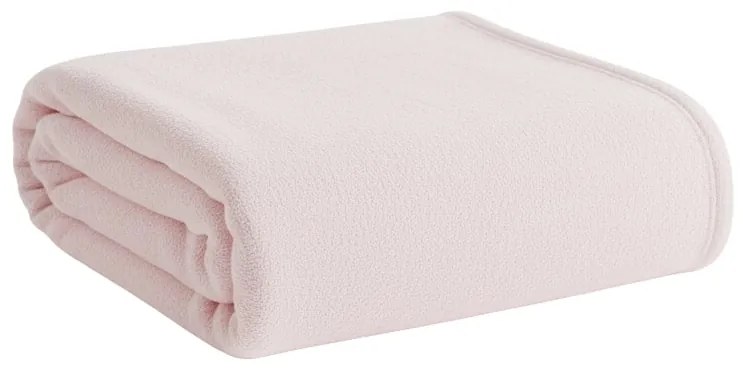Patura din microplus SOFT, roz deschisă Dimensiune: 200 x 220 cm