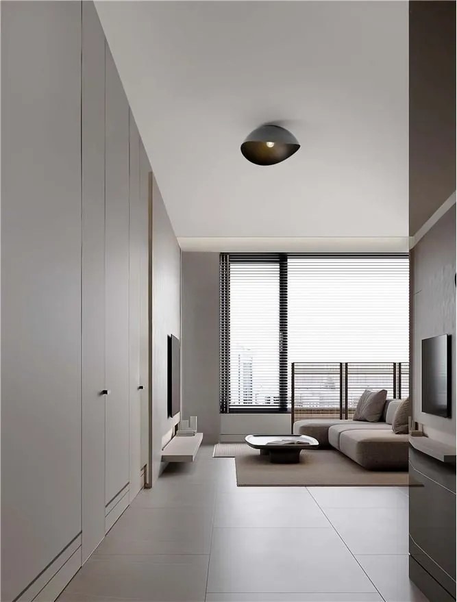 Lustra aplicata design decorativ OPSI negru D-50cm