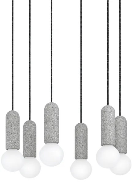 Eglo 39833 - Lustră pe cablu GIACONECCHIA 6xE27/40W/230V