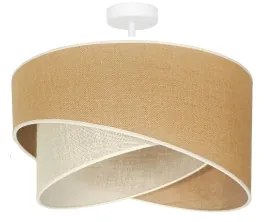 Lustră aplicată YUTE Duolla CELLO 1xE27/15W/230V d. 45 cm maro/gri