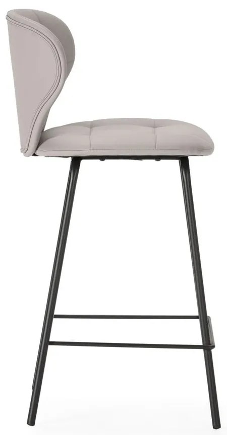 Scaune de bar bej 2 buc. (înălțime șezut 67 cm) Maura – Marckeric