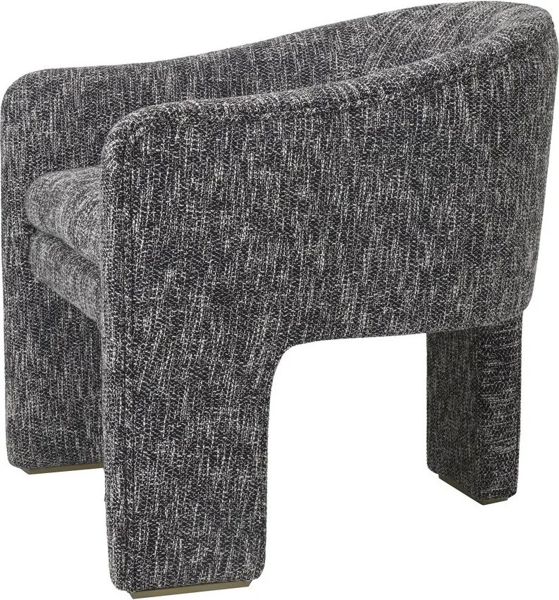 Scaun design LUX Pebbles, cambon negru 115373 HZ