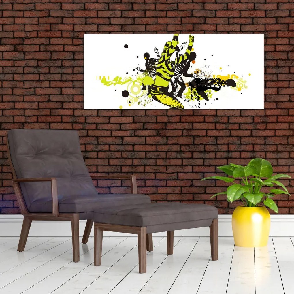 Tablou - Street dance (120x50 cm)