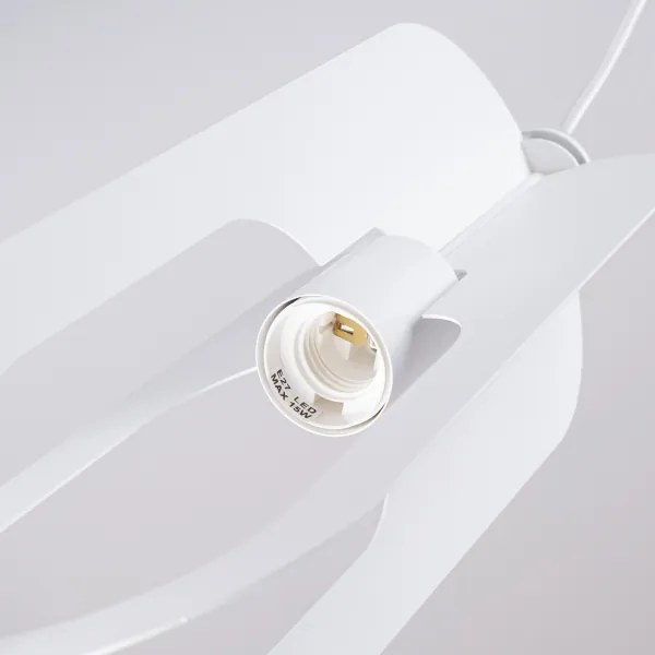 Lustră pe cablu Sollux SL.1360 NICUS 1xE27/15W/230V alb