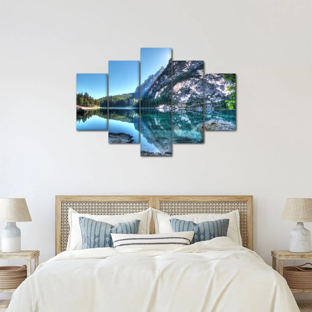 Tablou - Lac montan (150x105 cm)