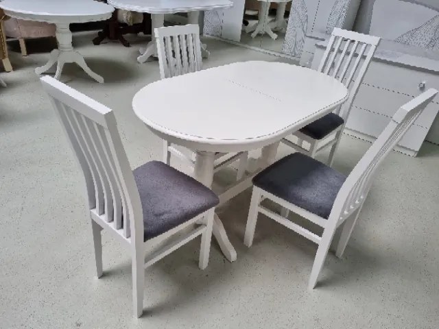 SET MARCO 8 MASA 130/160 CM + 4 SCAUNE PERSONALIZABIL PE CULORI