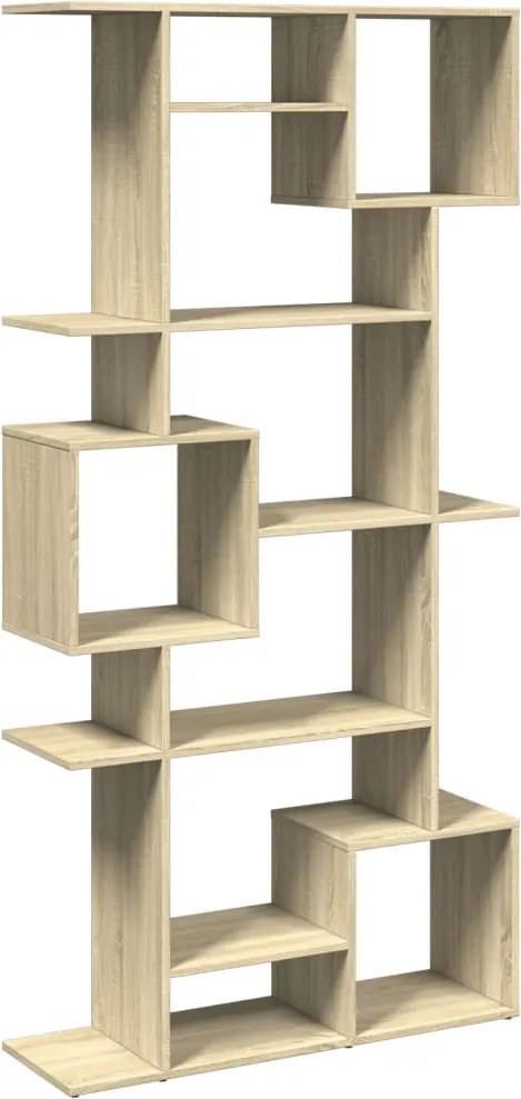 vidaXL Dulap cu cărți stejar Sonoma 92x29x188 cm lemn prelucrat