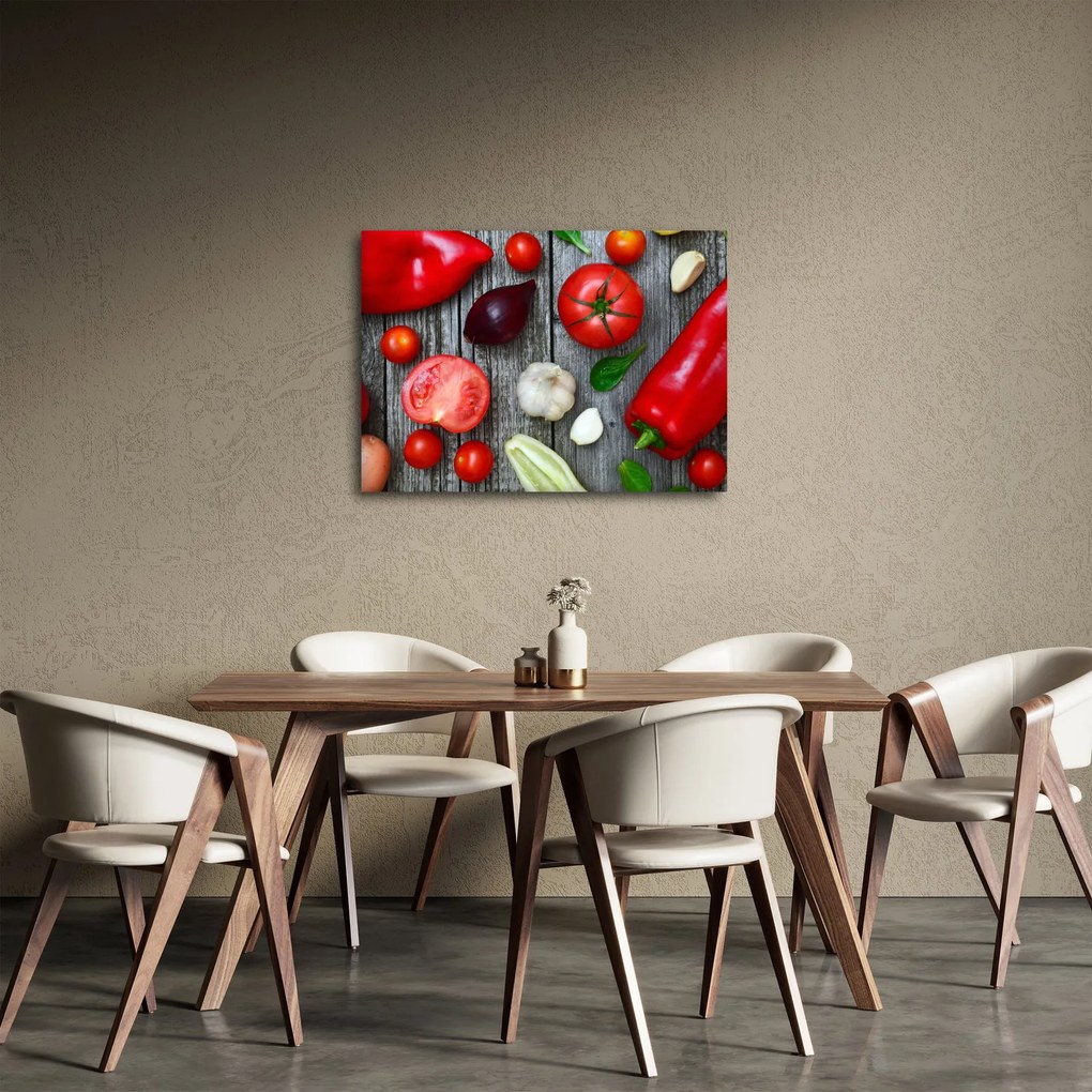 Tablou cu legume (70x50 cm)
