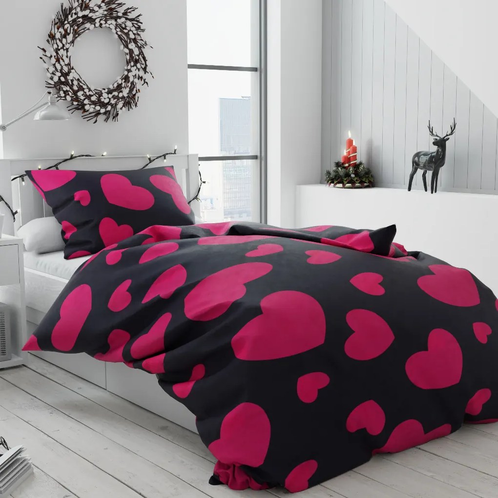 Lenjerie cocolino Lovestory negru