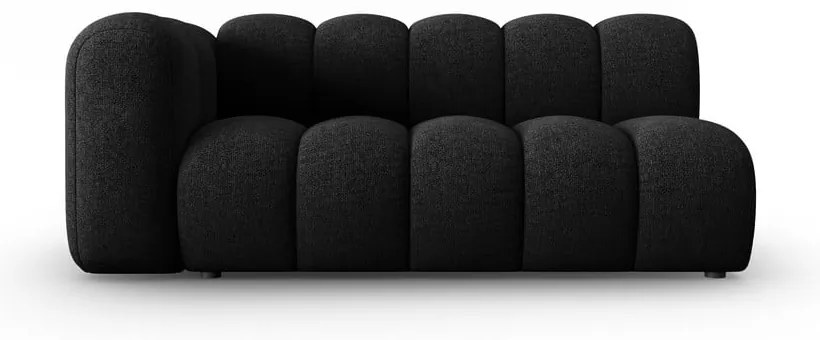 Modul pentru canapea negru/gri antracit (cu colț pe partea stângă ) Lupine – Micadoni Home