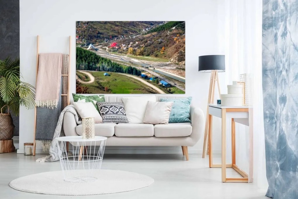 Tablou canvas Piatra alba La Grunj - 80x50cm