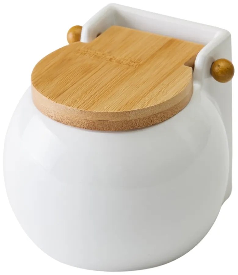 Recipient pentru sare Unimasa Ceramic, 700 ml, alb