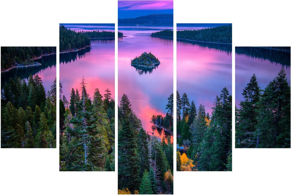 Tablou - Lacul Tahoe, Sierra Nevada, California, SUA (150x105 cm)