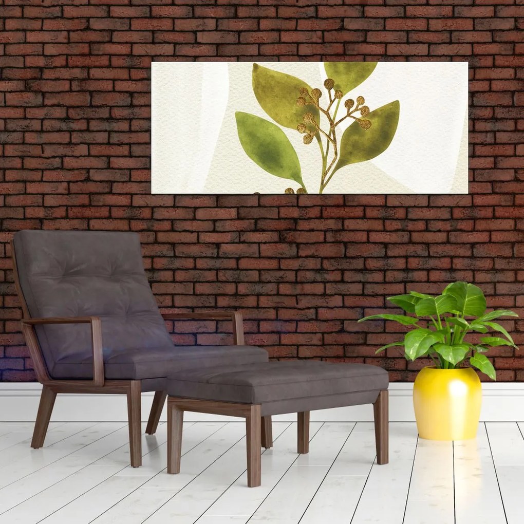 Tablou - Acuarelă ramură N⁰1 (120x50 cm)