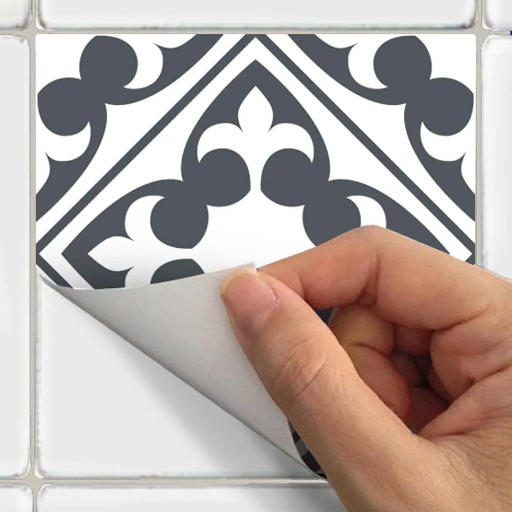 Set 15 autocolante de perete Ambiance Wal, 10 x 10 cm