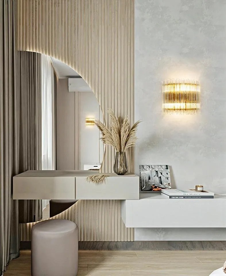 Aplica de perete design decorativ PALAS auriu