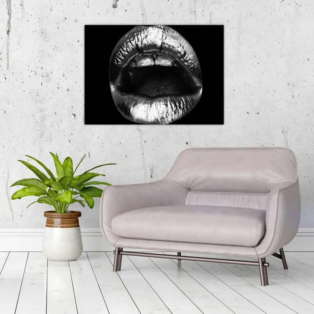 Tablou - Buze lucioase (70x50 cm)