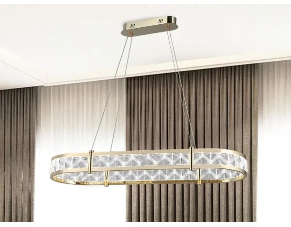 Candelabru LED dimabil pe cablu ENRIQUE LED/50W/230V 3000-6000K +telecomandă