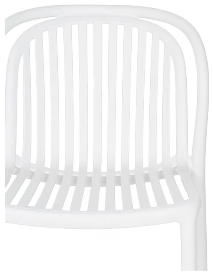 Scaun de dining alb din plastic Alia – Ixia