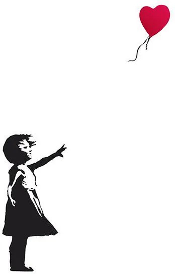 Poster Banksy Street Art - Hope