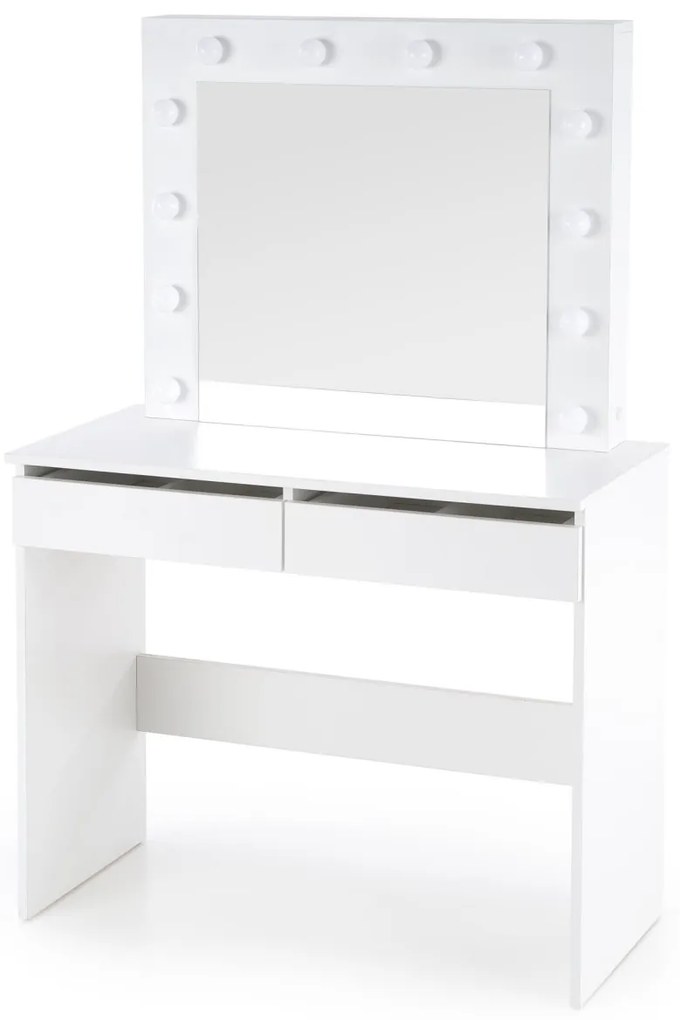 Masuta de toaleta Hollywood alb - H140 cm