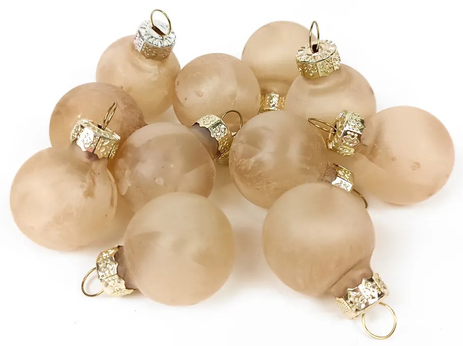 Set globulete din sticla, 24 bucati, Ø 2,5 cm