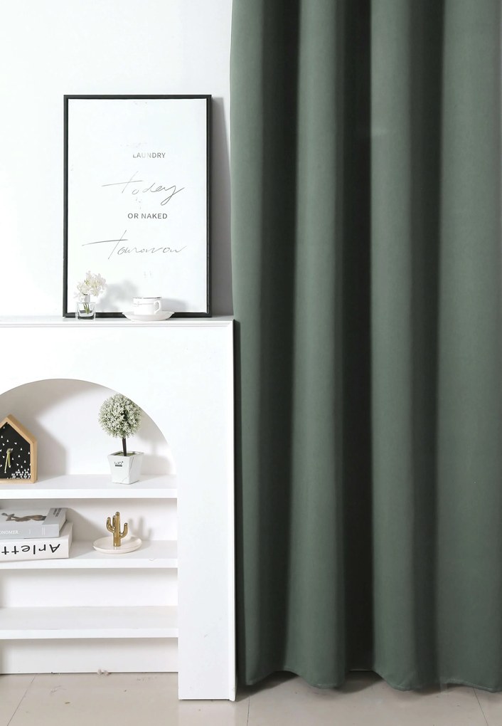 Draperie OXFORD verde-gri 140x250 cm Agatat: Rejansa