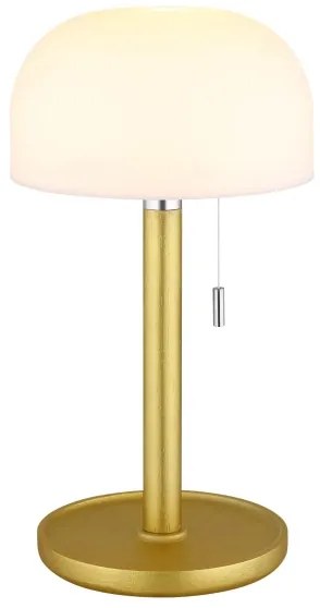 Lampă LED de masă Globo 21016M NORMAN LED/1,5W/3,7V 3000/4200/6000K alamă