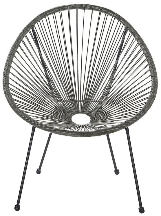 Set pentru grădină ALVAREZ II (gri închis) (pentru 2 persoane). 1026973