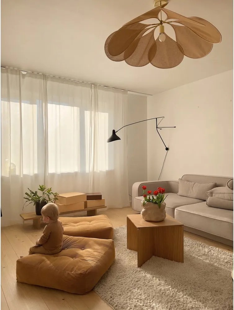 Puf galben muștar More – Karup Design