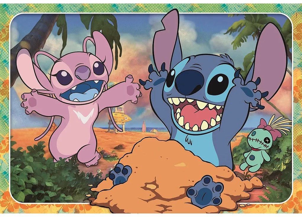 Disney Lilo și Stitch Sand Puzzle maxi 60 de piese Clementoni