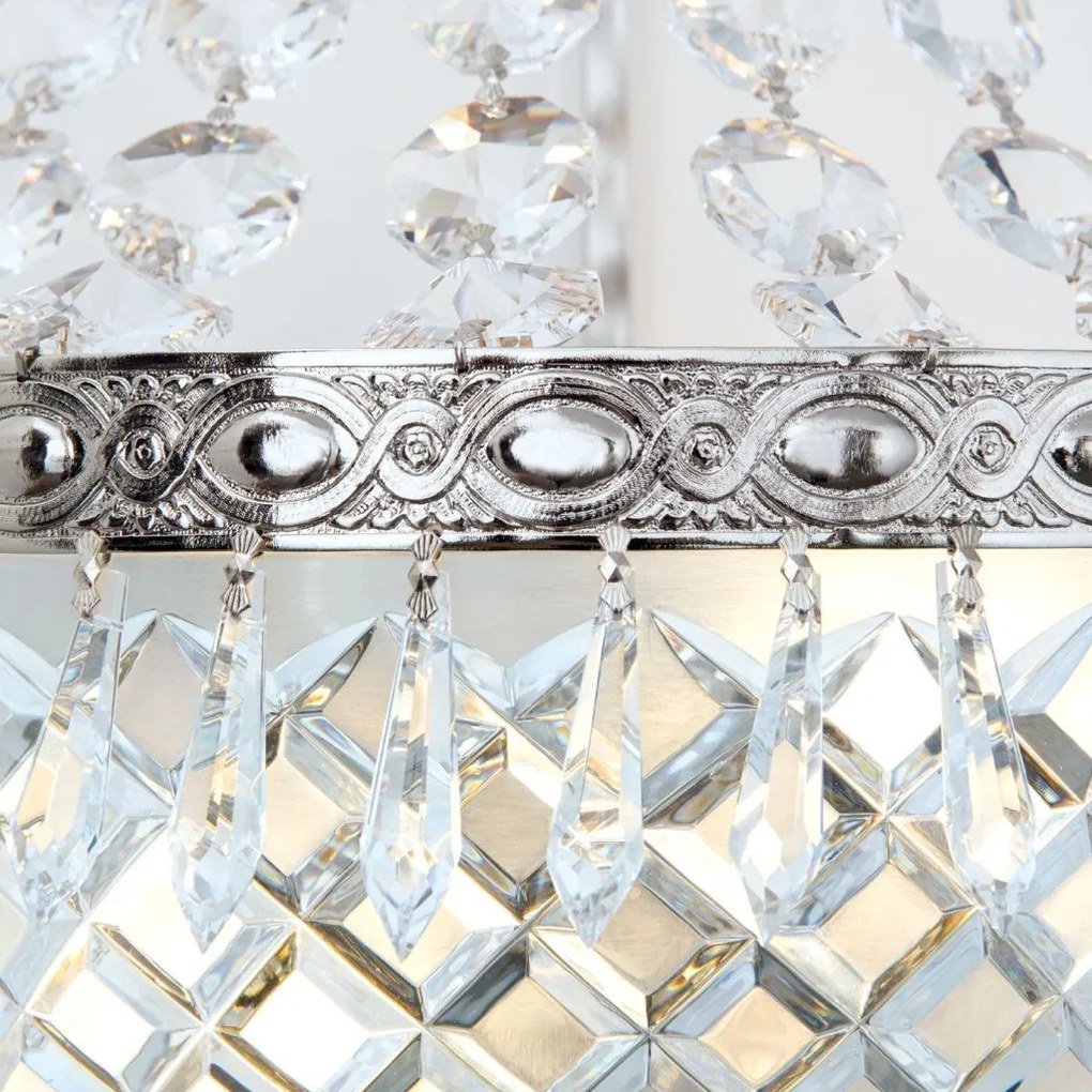 Aplica de perete cristal SCHOLER, EMPIRE CRYSTAL antique silver