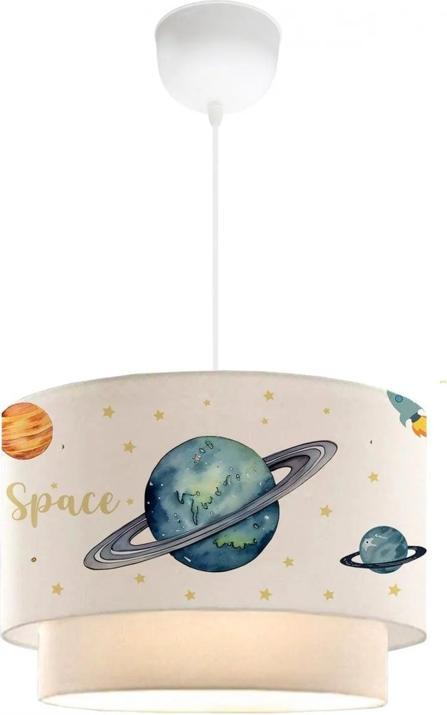 Lustra 241289, multicolor, material textil/metal, 30x70 cm
