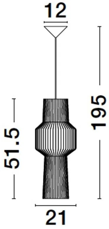 Lustra / Pendul modern design decorativ BREDO D-21cm