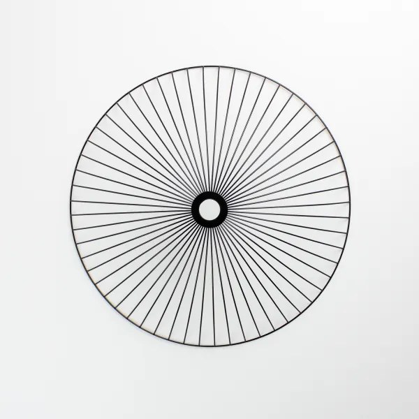 Brilagi - Lustră LED suspendată pe cablu CERIA WIRE, 1xE27/40W/230V, Ø 60 cm, negru