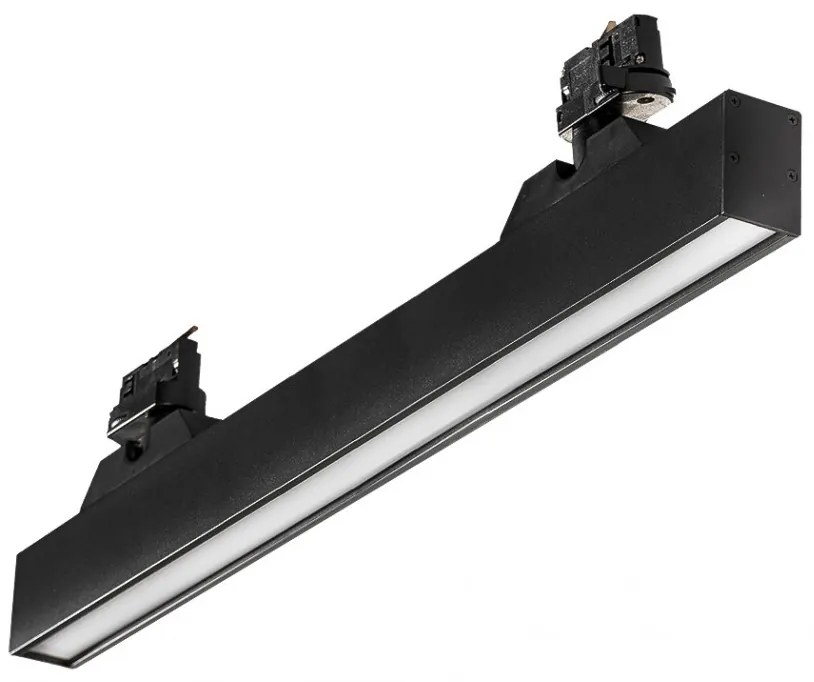 Spot LED directionabil pe sina LINNEA 86 TRACK 3Line CCT 36W negru
