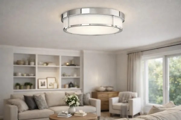 Open Design OR84924 - Plafonieră ROMI, 4 x E14 / 12 W / 230 V, diametru 50 cm, crom lucios