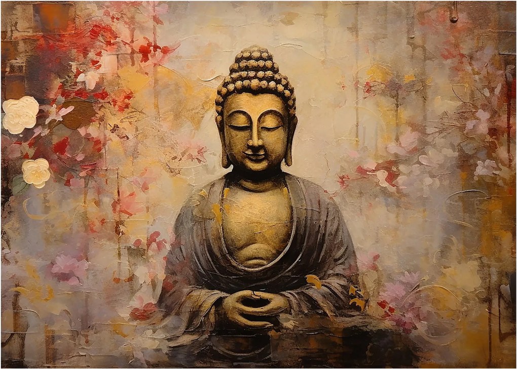 Tablou - Buddha, pictură (70x50 cm)