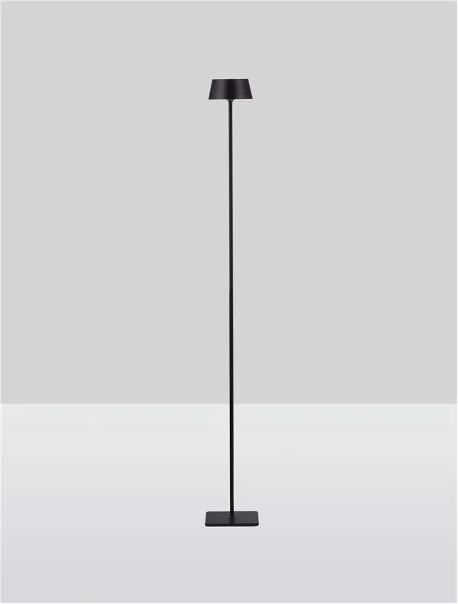 Lampadar/Lampa de podea LED portabila exterior IP54 PERSEA negru