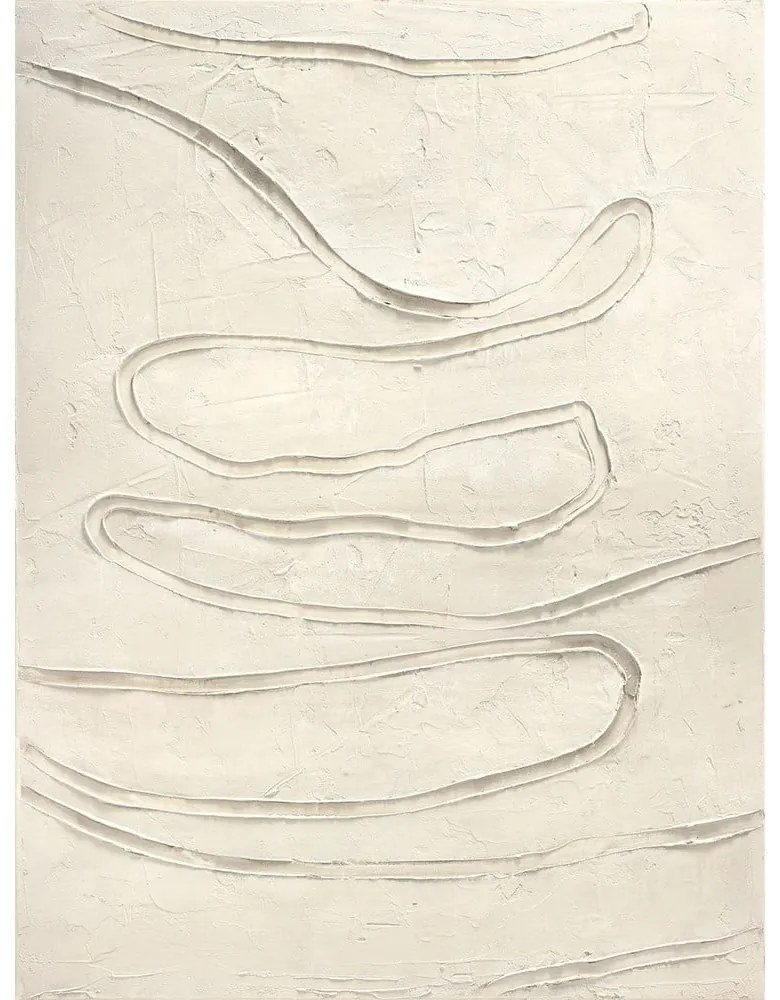 Tablou pictat manual 88x118 cm Track The Line – Malerifabrikken