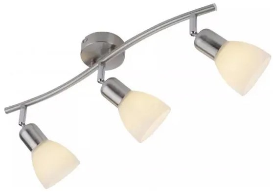 JUST LIGHT. 11953-55 - Spot KARO, 3x E14, 3x40W, 230V, crom mat